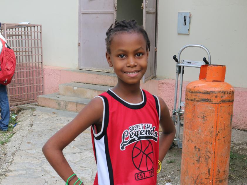 Tika healthy again after receiving lifesaving health care at St. Boniface Hospital in Haiti