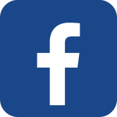 The Facebook icon, consisting of a white lowercase letter "f" against a dark blue background