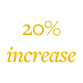 20% increase