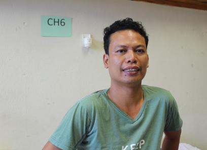 Abner Landayan, USAID contractor who received care at SBH