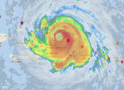 hurricane irma radar courtesy of Weather Underground