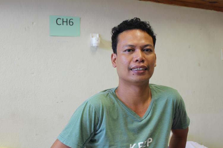 Abner Landayan, USAID contractor who received care at SBH